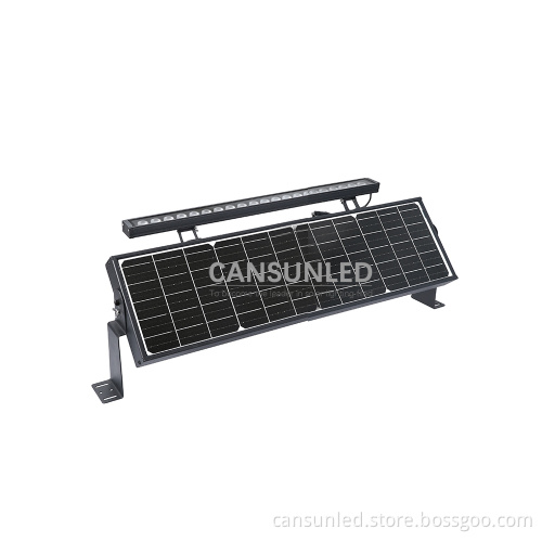 18W IP65 Waterproof Solar Wall Washer Light for Fence, Bridge, and Exterior